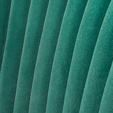 Classic Style Curved Back Teal Velvet Lounge Chair