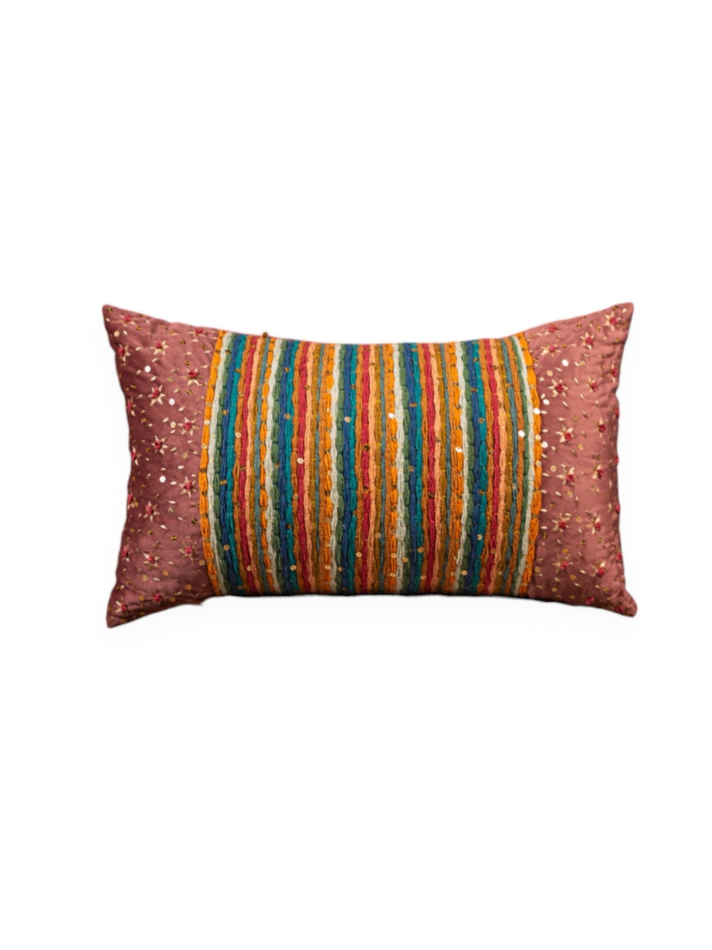 Vibrant Stripes Pillow Cover