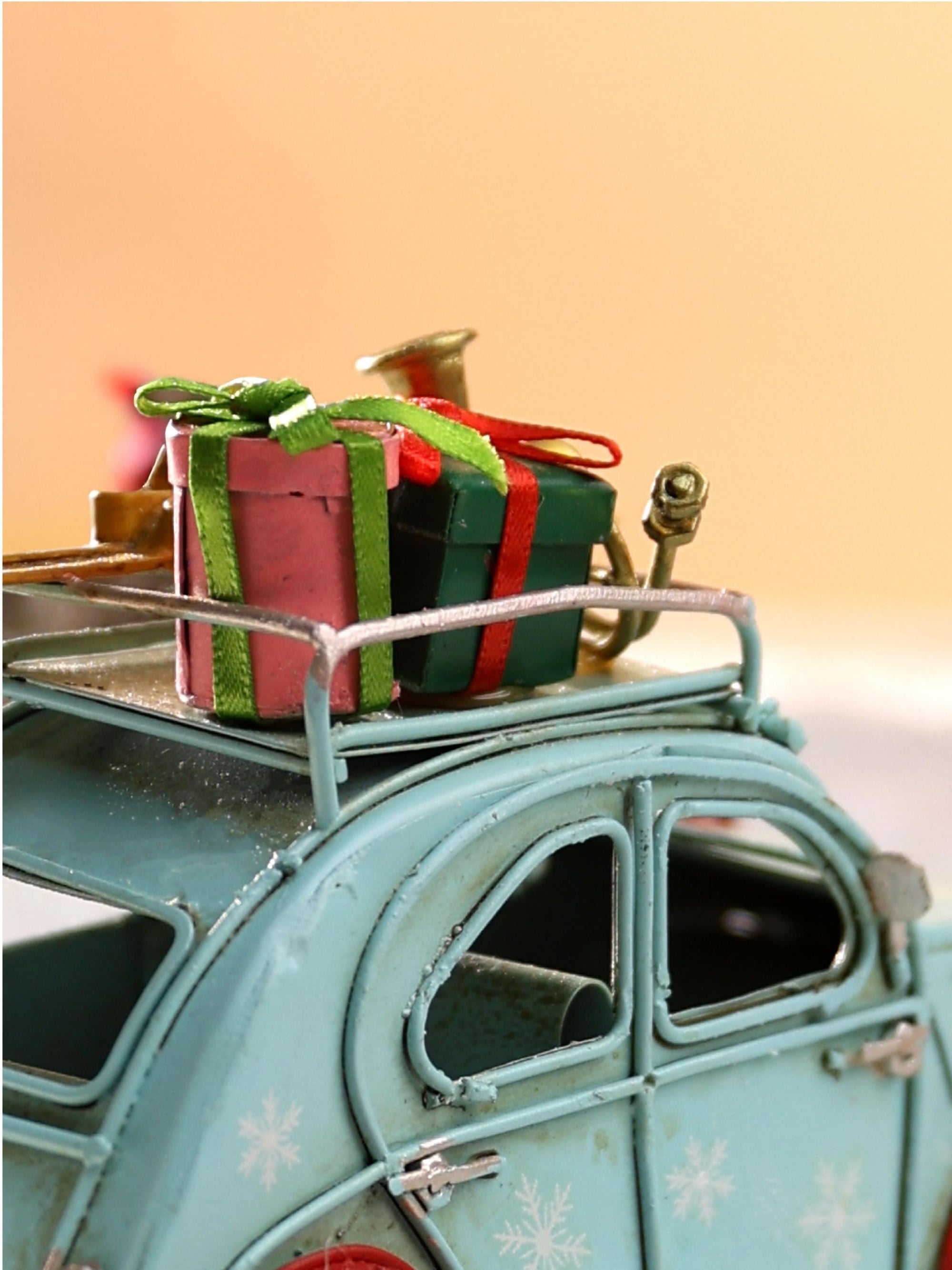 Car with Christmas Decoration