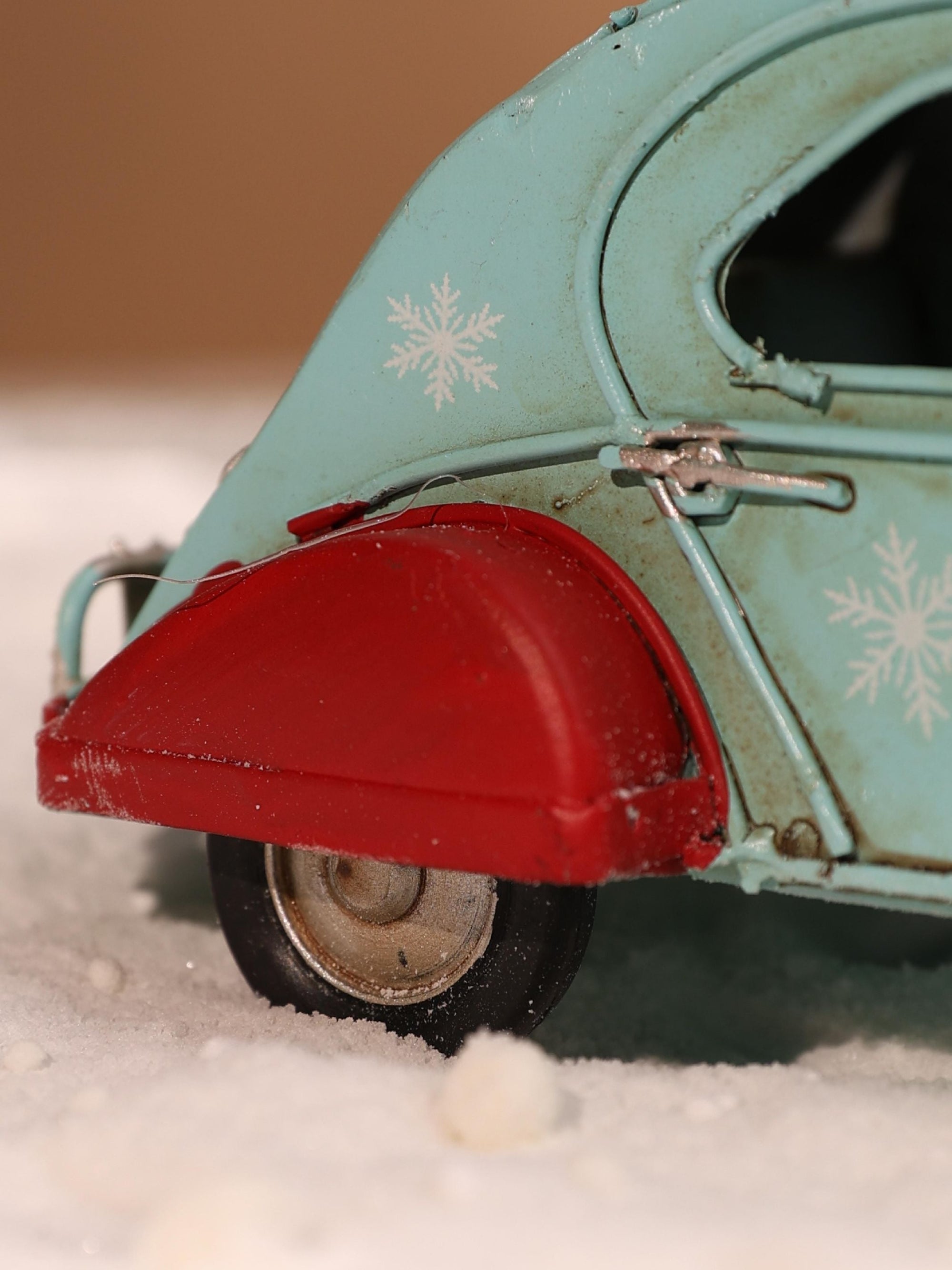 Car with Christmas Decoration