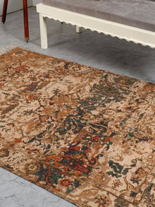 Cotton Printed Rug - Vintage Floral