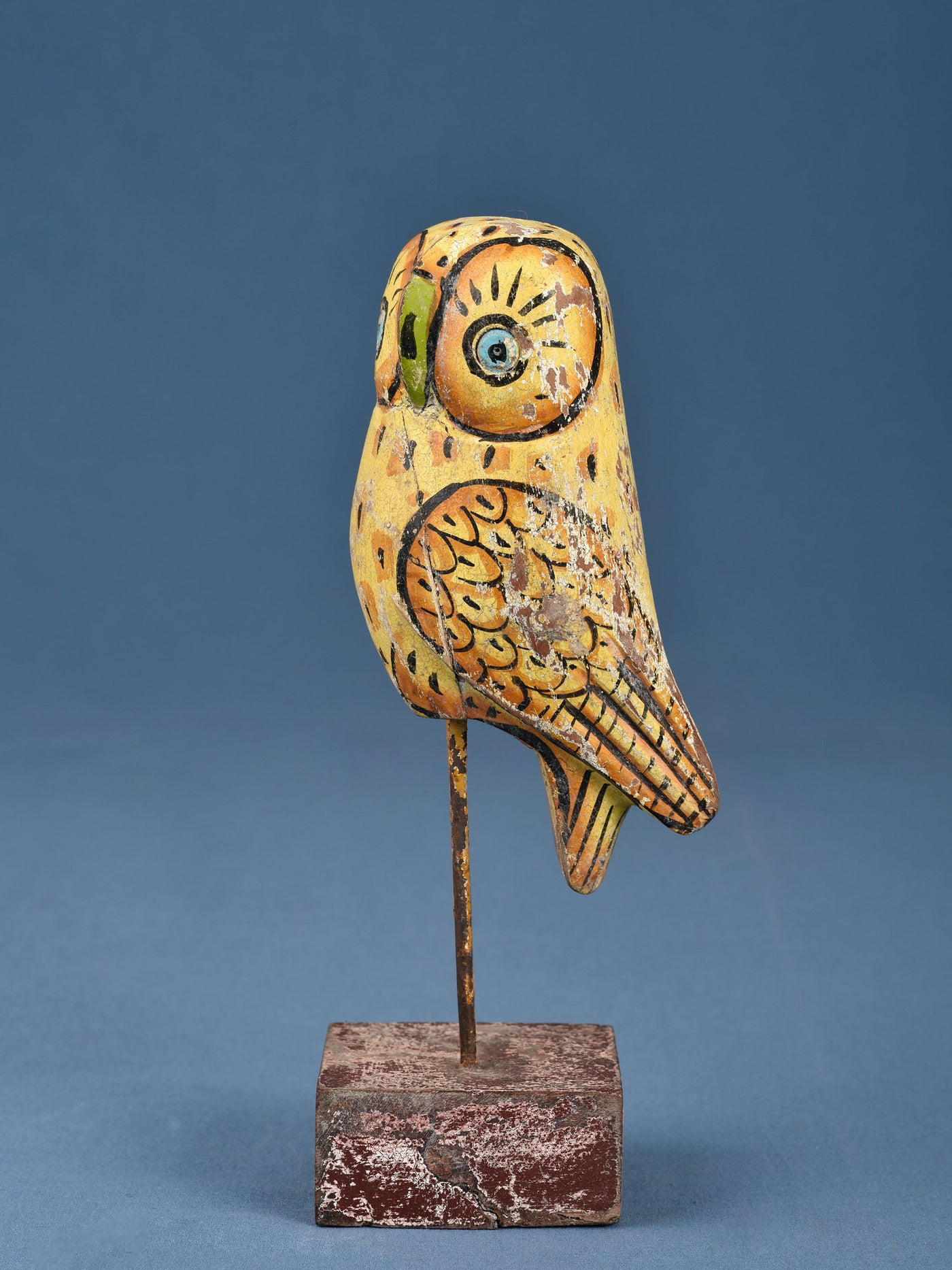 Vintage Hand Carved Owl