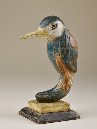 Vintage Hand Painted Kingfisher