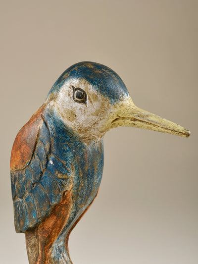Vintage Hand Painted Kingfisher
