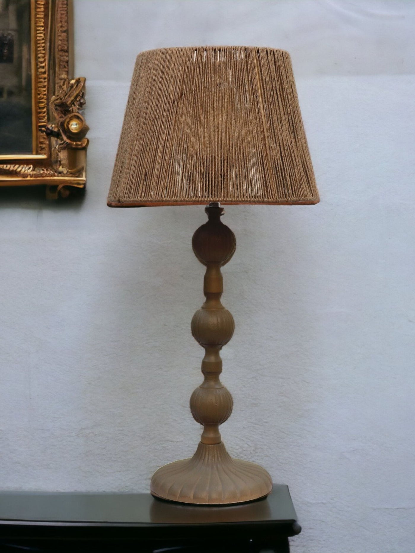 Vintage Jute Theory Table Lamp