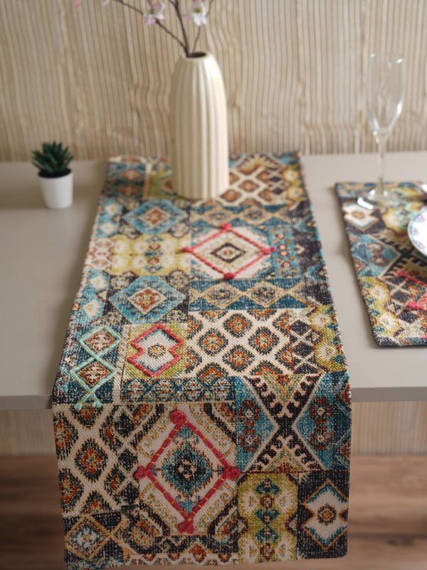 Table Runner - Handloom Vivid Bloom