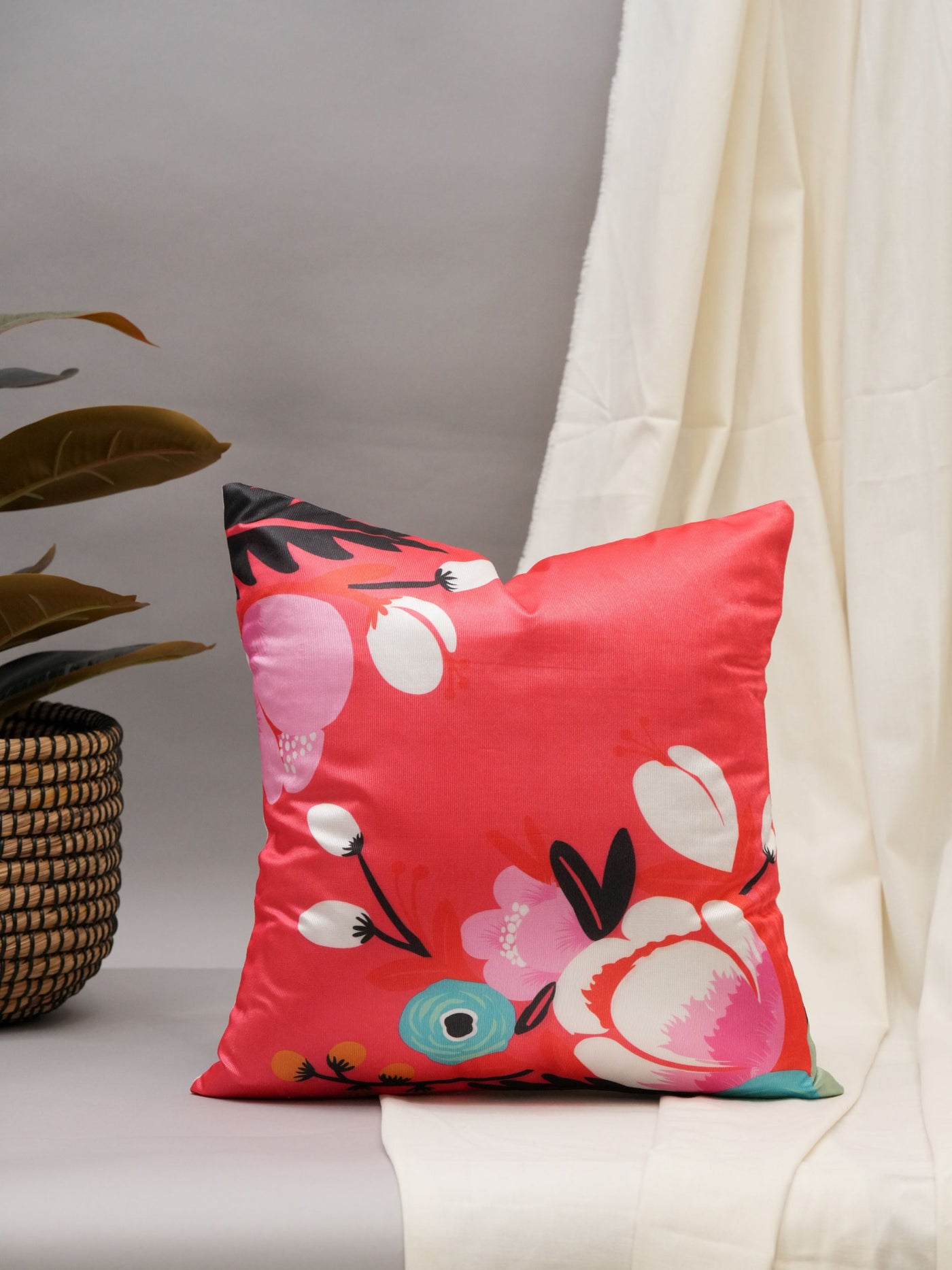 Vivid Blossom Cushion Cover