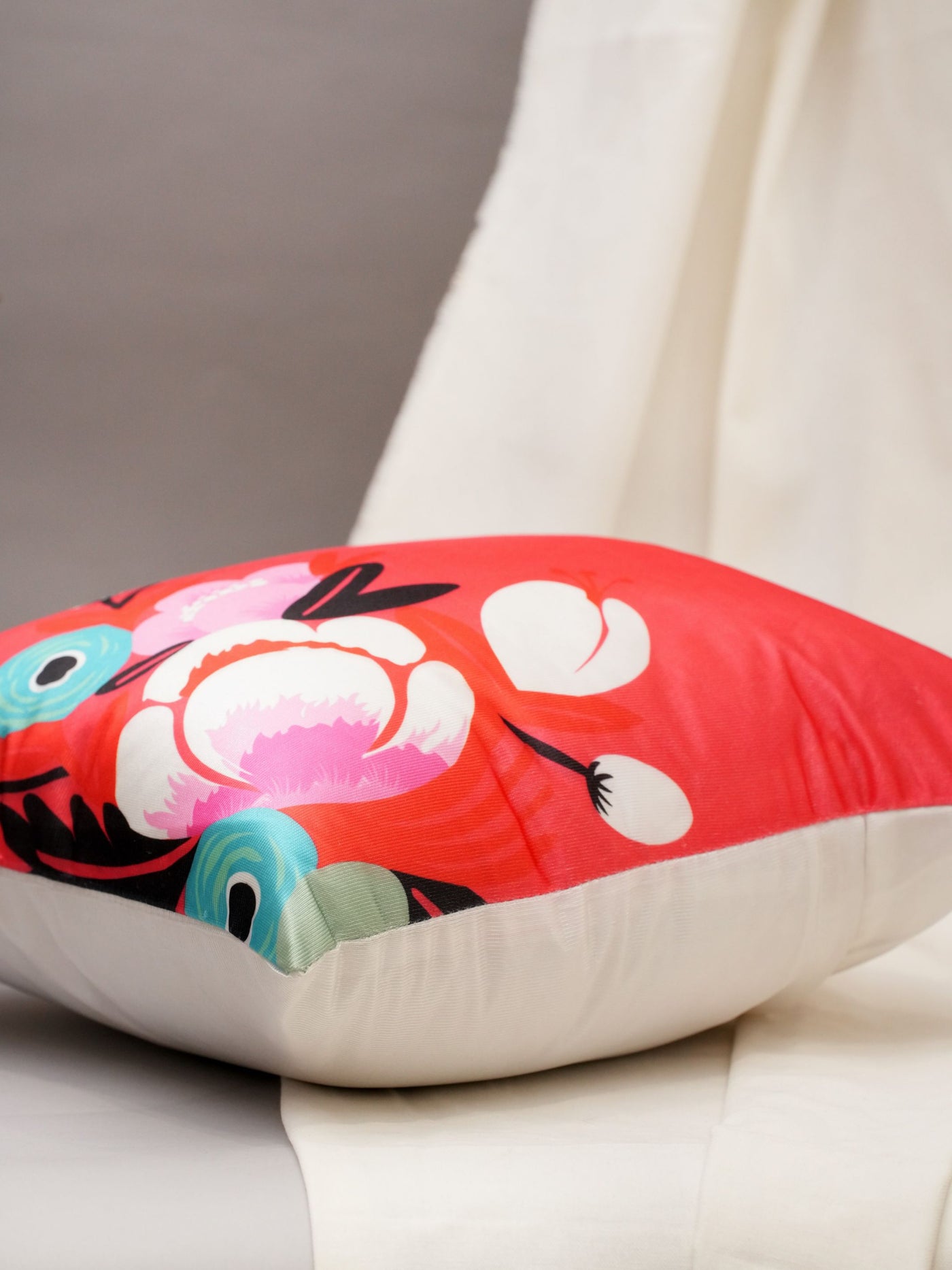 Vivid Blossom Cushion Cover