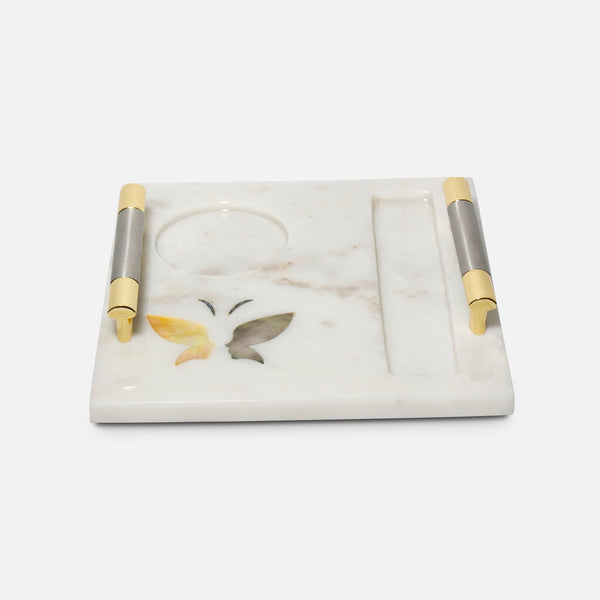 BRASSE - MARBLE MULTI PLATTER TRAY
