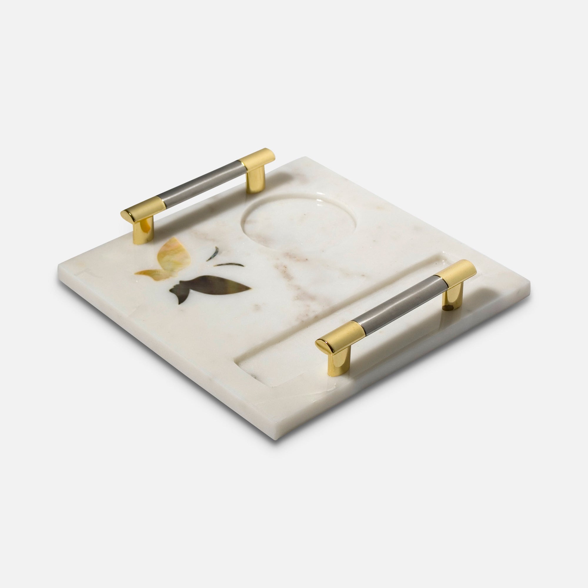 BRASSE - MARBLE MULTI PLATTER TRAY