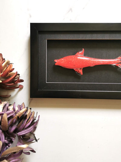 Wall art- Glass Trophy Fish