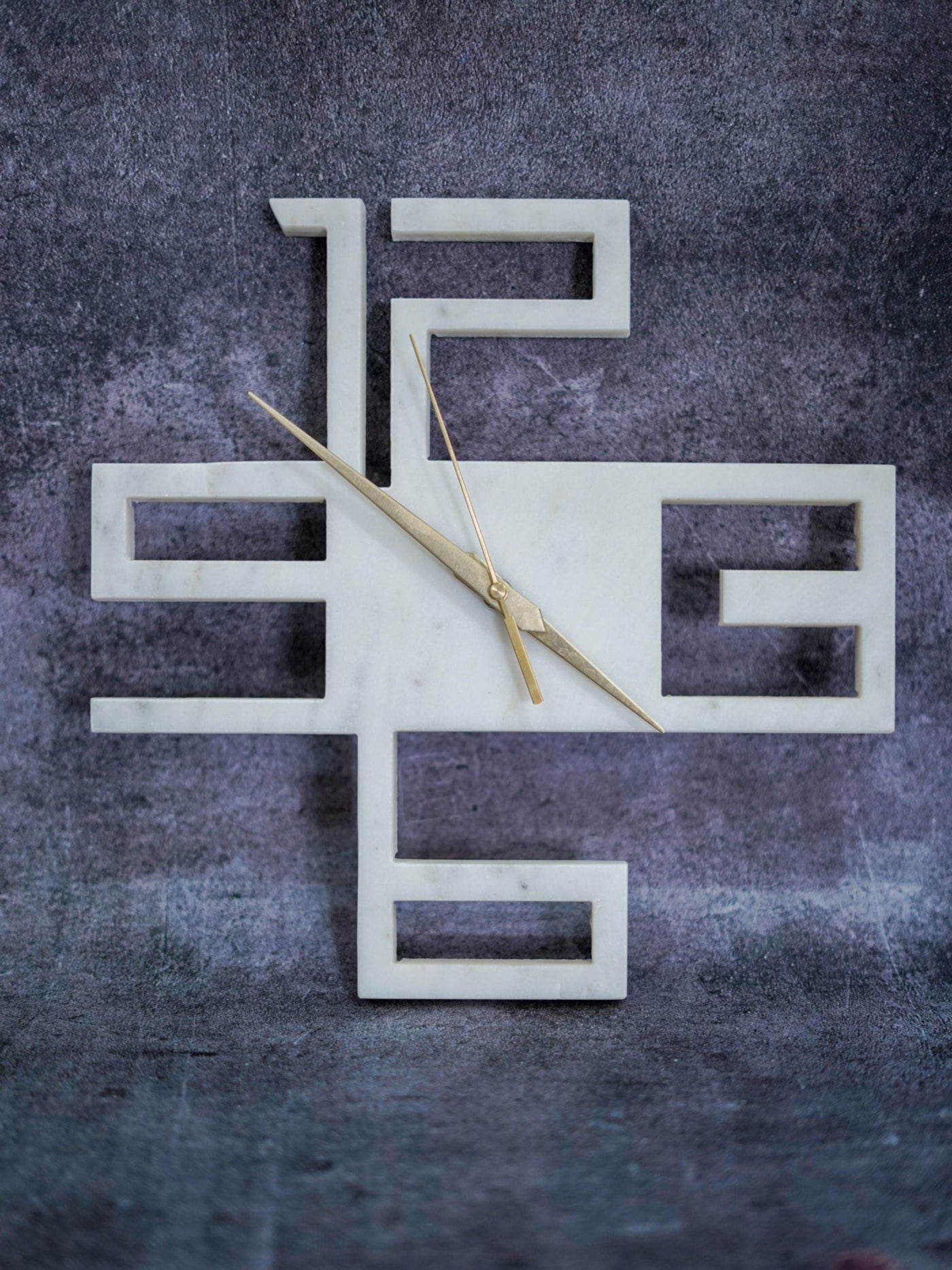 Wall Clock - Numerical Marble