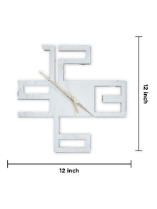 Marble Wall Clock - Numerical