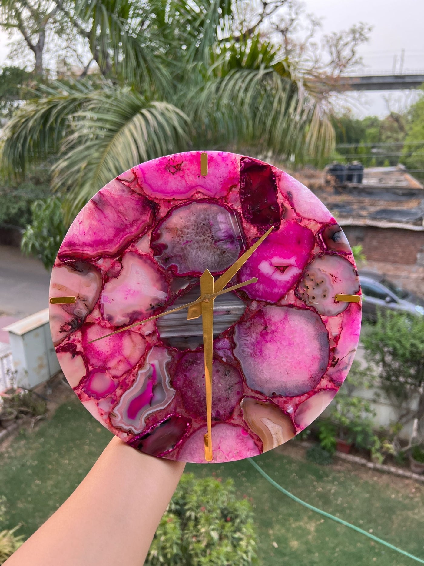 Wall Clock Pink