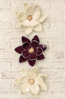 Stillness in Bloom - Lotus Trio Wall flowers