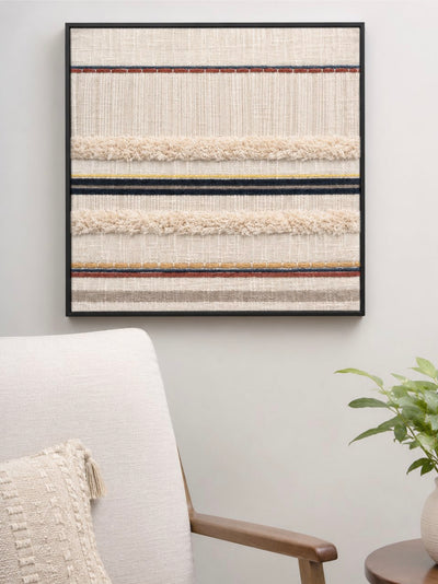 Boho Bliss Block print embroidered wall frame