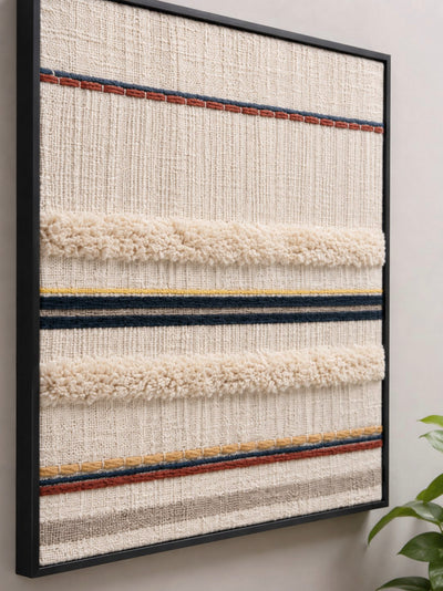 Boho Bliss Block print embroidered wall frame