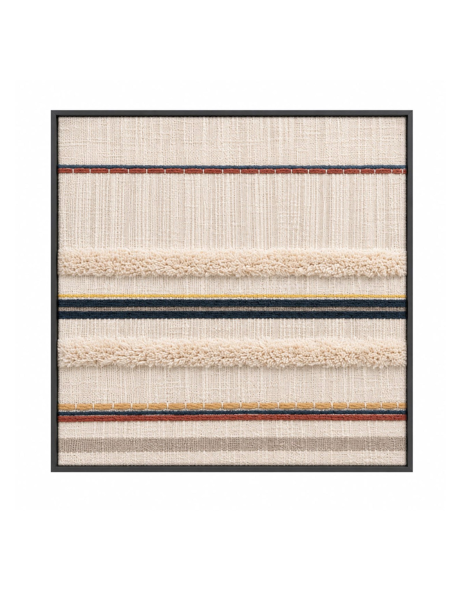 Boho Bliss Block print embroidered wall frame