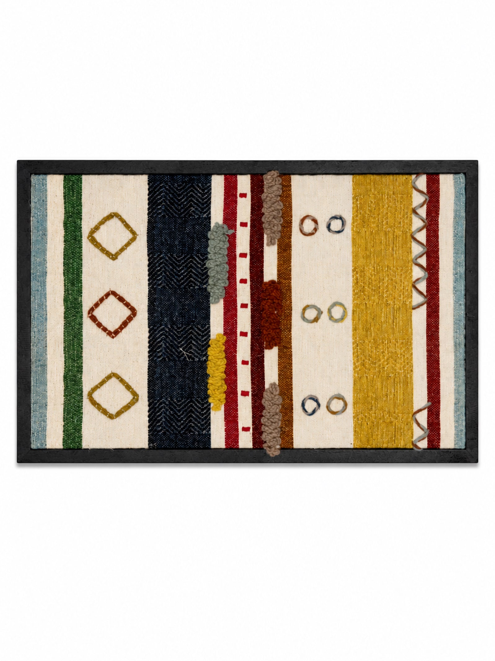 Modern Loom Embroidered Wall Frame