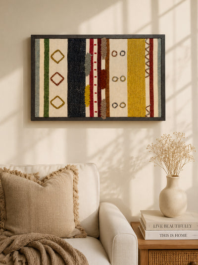 Modern Loom Embroidered Wall Frame