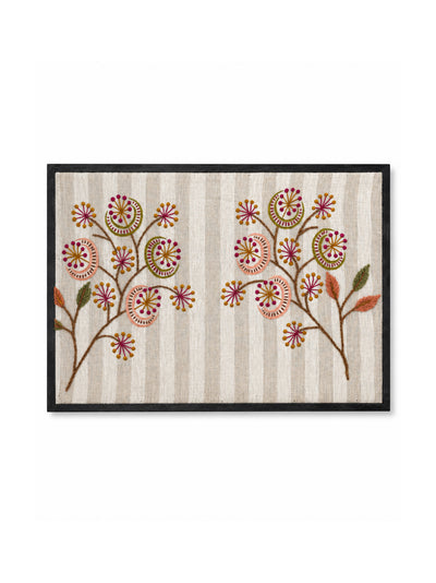 Blossom Vine Embroidered Wall Frame