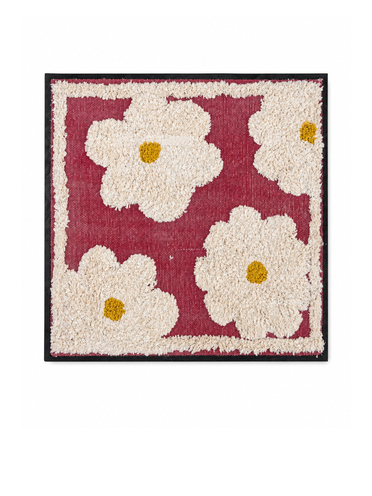 Daisy Blush Tufted Wall Frame
