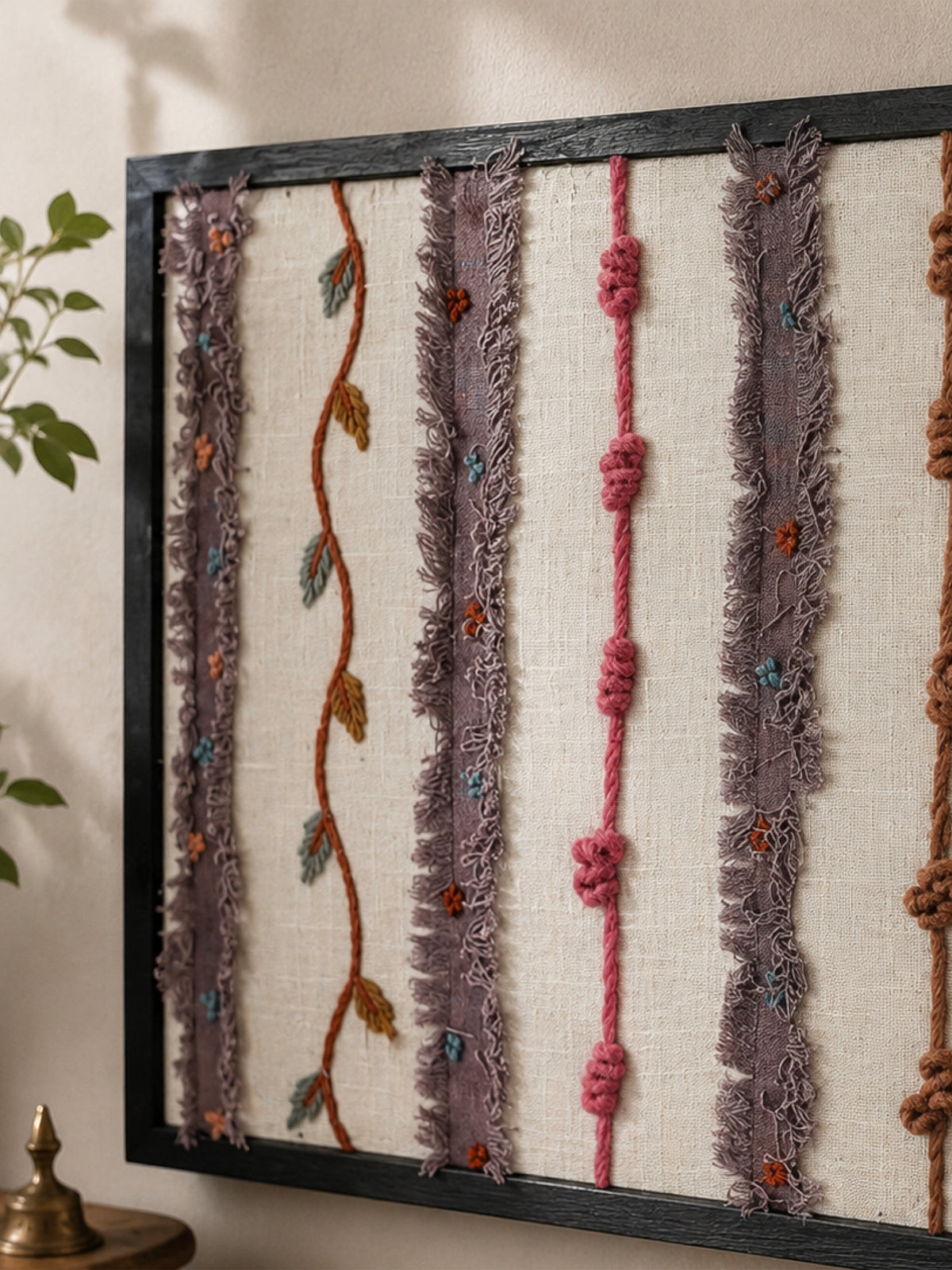 Rustic Threads Embroidered Wall Frame