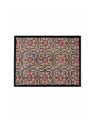 Rang Mahal Block Printed Embroidered Wall Frame