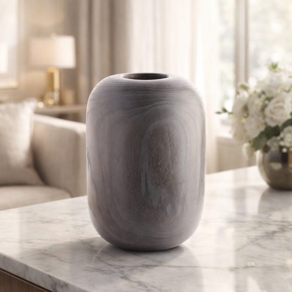 Walnut Dome Vase