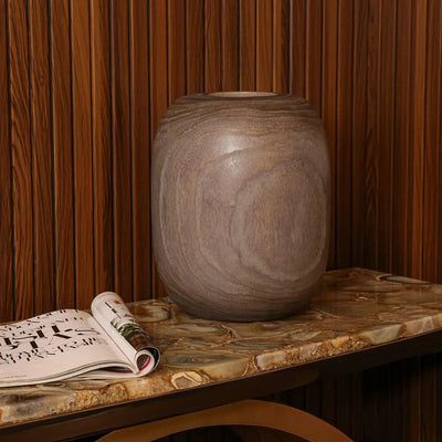 Walnut Dome Vase