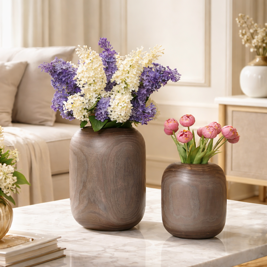 Walnut Petite Flower Vase