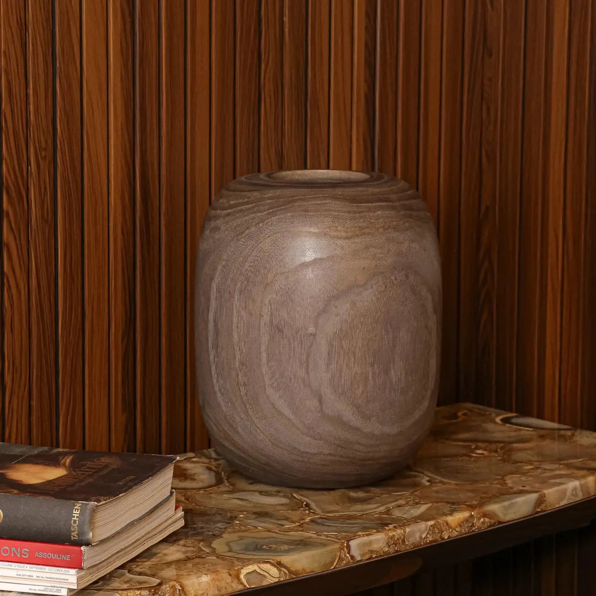 Walnut Petite Flower Vase