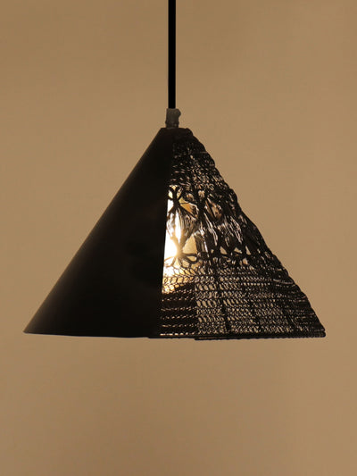 Warind Handcrafted Upward Cone Hanging Lamp
