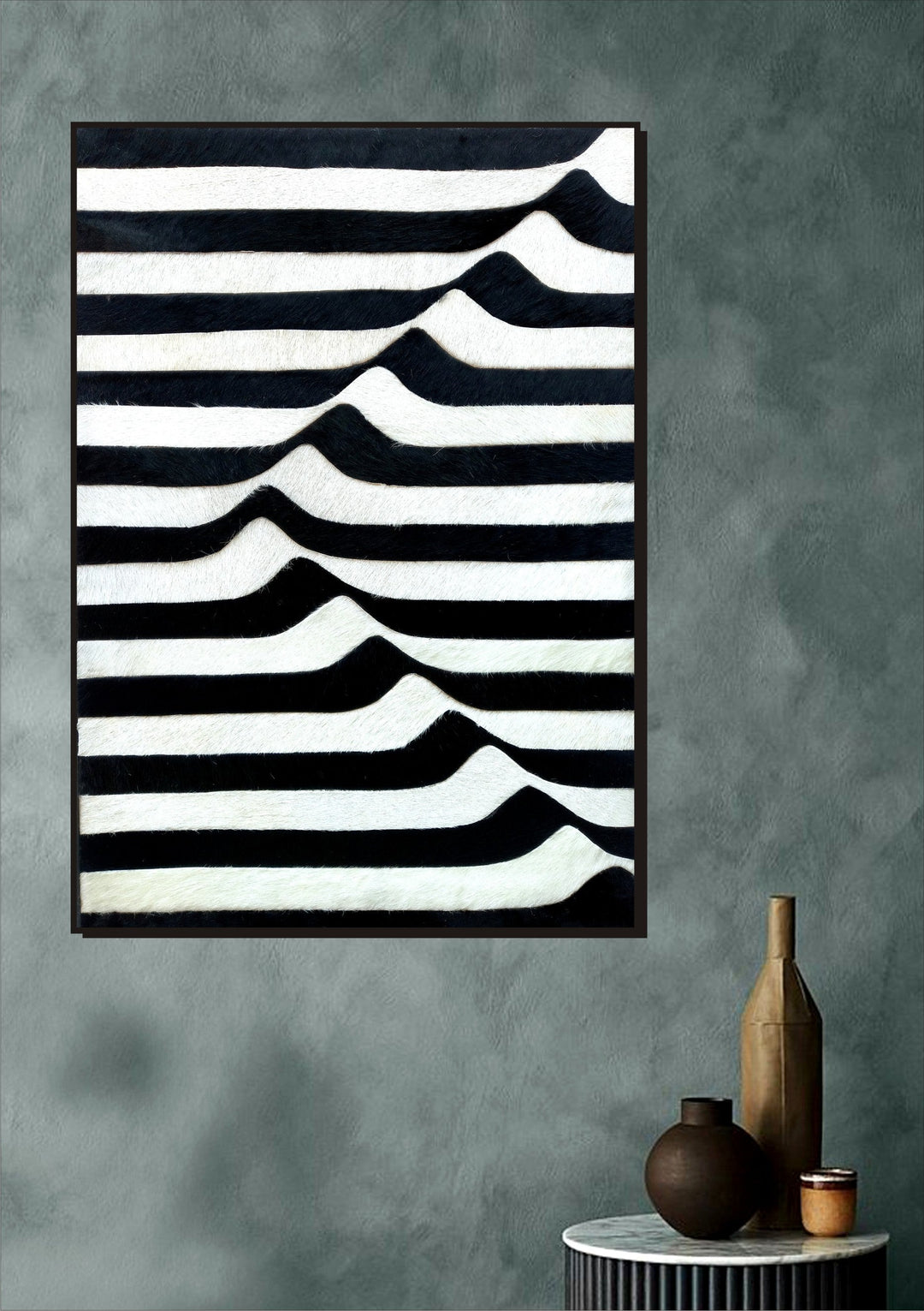 Wall Art - ANDORRA Leather Artwork