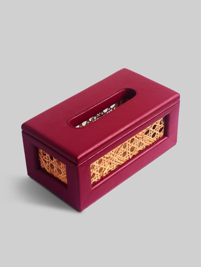 Rattan Tissue Box