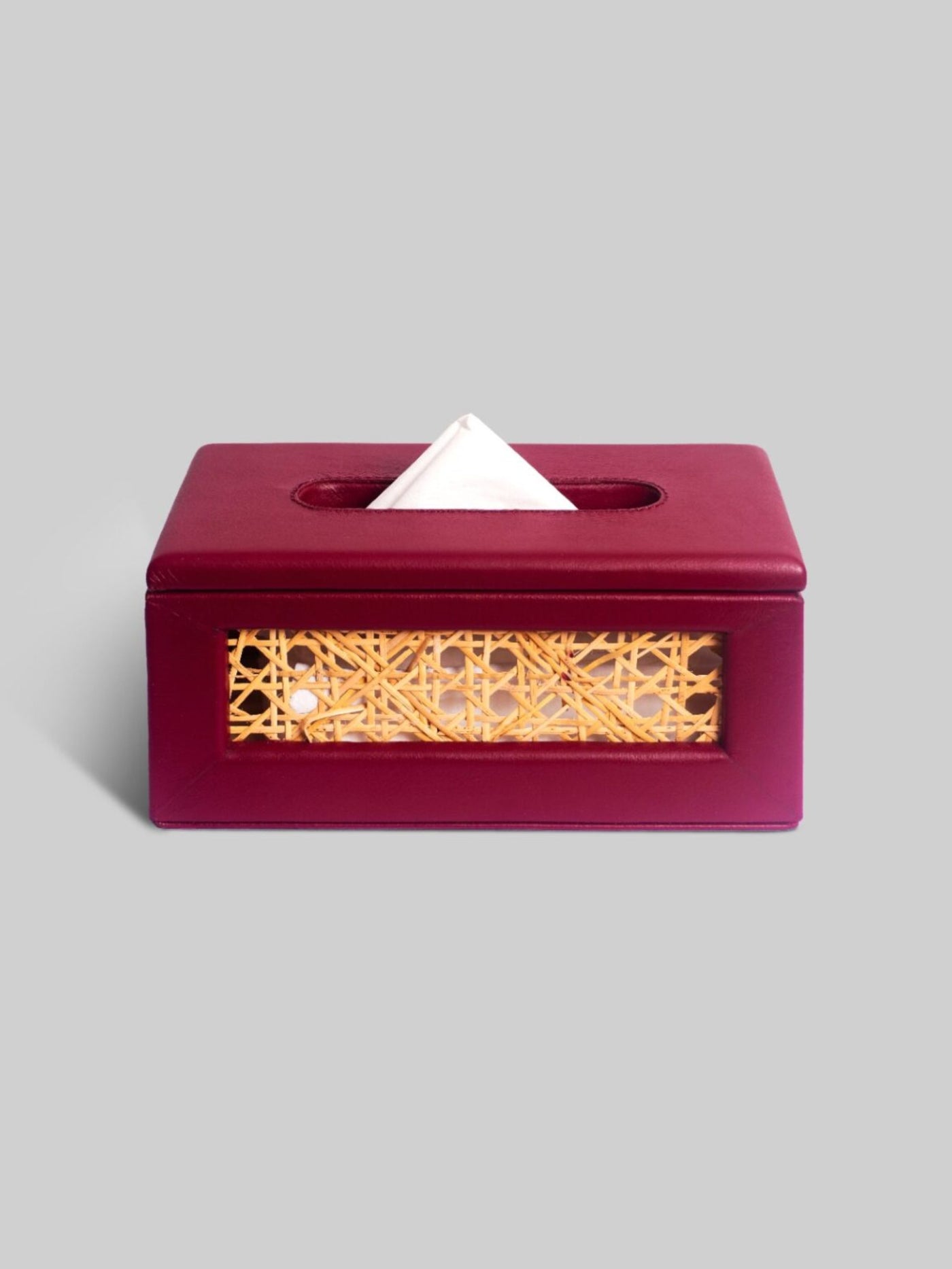 Rattan Tissue Box