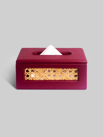 Rattan Tissue Box