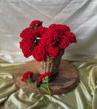 Crochet Red Roses