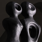 Tomo Organic Sculpture Charcoal