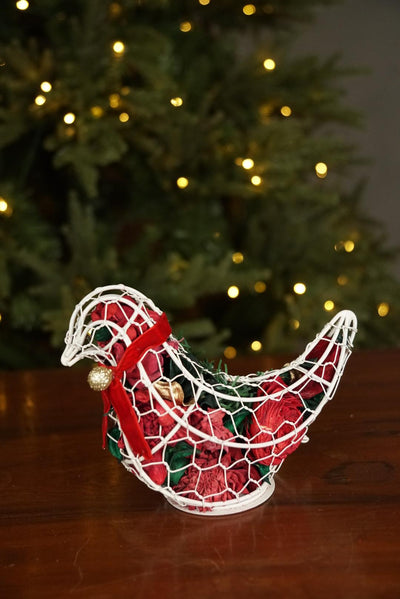 Metal cage bird Potpourri