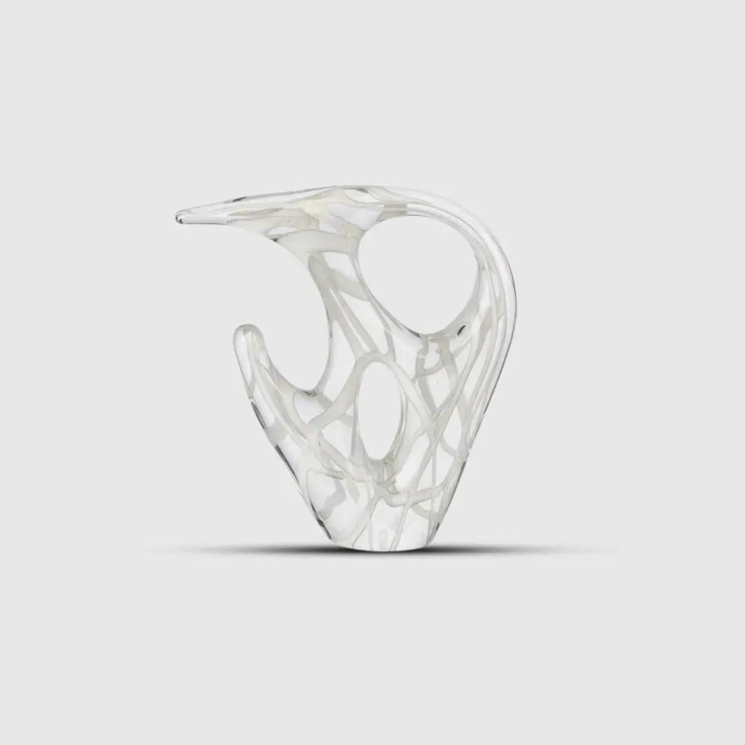 White Abstract Sculpture