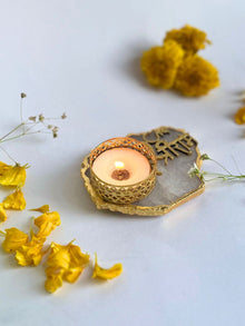Jai Shree Ram Tea Light Candle Holder Set of 2