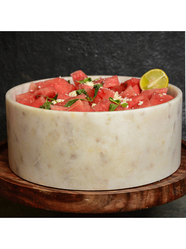 White Marble Big Bowl