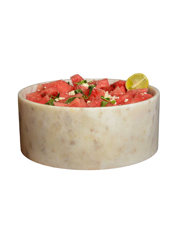White Marble Big Bowl