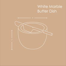 Marble Butter Dish & Knife