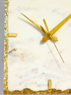 White Marble Wall Clock Rectangle