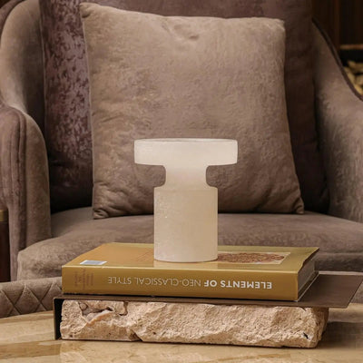 White Onyx Decor Piece