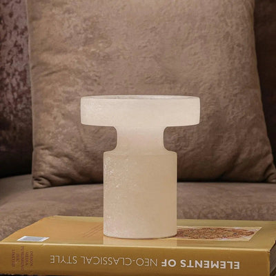 White Onyx Decor Piece