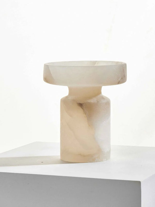 White Onyx Decor Piece