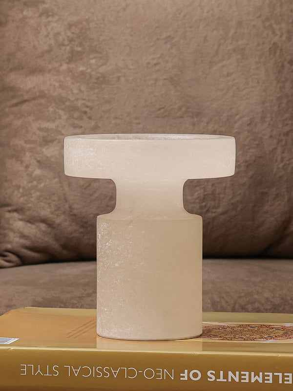 White Onyx Decor Piece